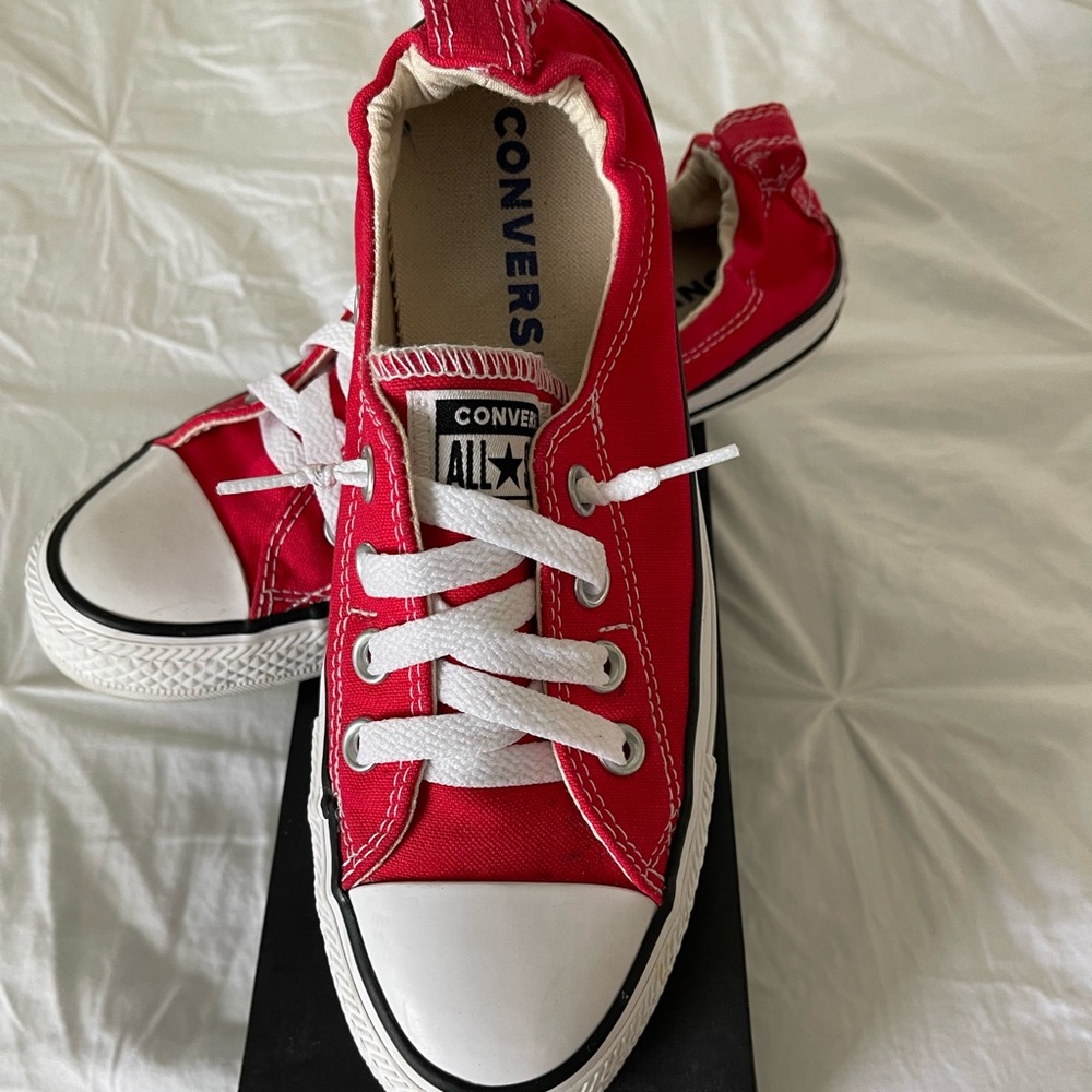 Red Converse Chuck Taylor Shoreline Slip-on